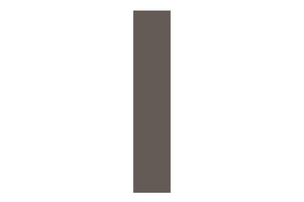 Фасад Деми шкафа напольного с выдвижной корзиной 14.6х71.6 см, цвет тауп матовый