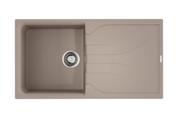 Мойка врезная с крылом OMOIKIRI Yasugata 100-SA 4993846 100х50х21 см