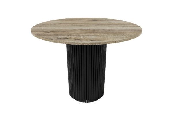 Стол Trubis Wood с трубчатым подстольем 100х75х100 см