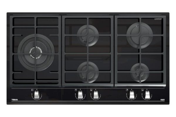 Газовая варочная панель Teka Urban GZC 95320 XBC black, чёрный 90 см