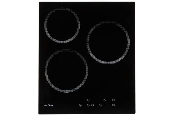 Электрическая панель KRONAsteel Corso 45 bl, чёрный 45 см