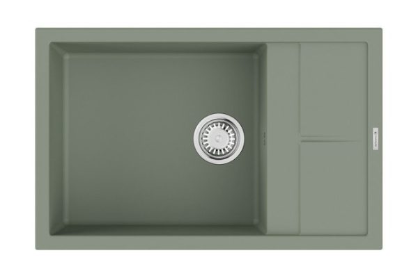 Мойка врезная с крылом OMOIKIRI Sumi 78A-LB-WG 4997103 78х50х20 см