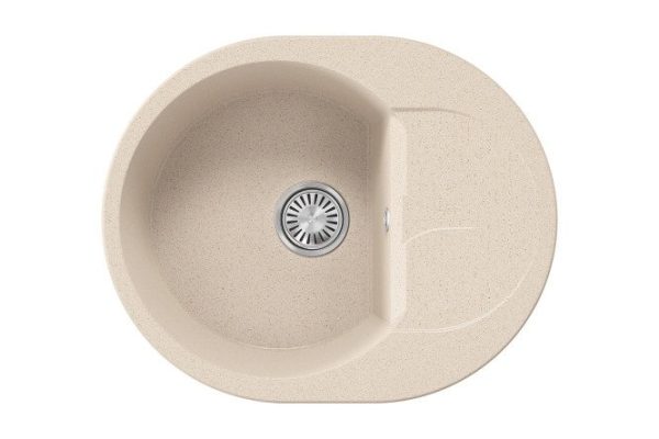 Мойка врезная с крылом Atol-620 62х50х20 см