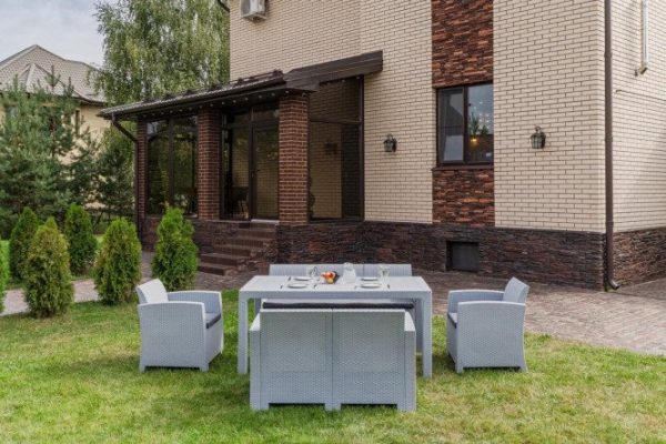Комплект мебели Grand Lana Dining цвет светло-серый