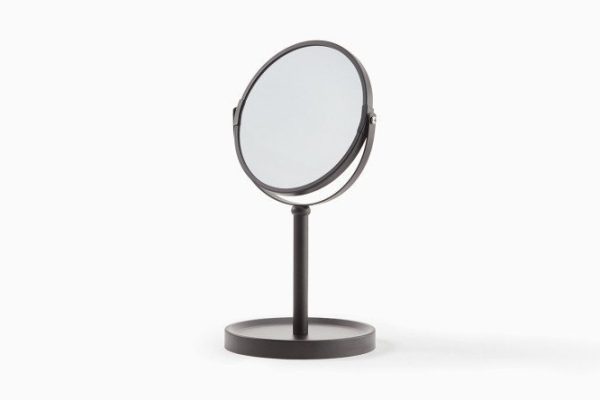 Зеркало косметическое BERKRAFT Nola двустороннее Настольное, 19х33х19 см