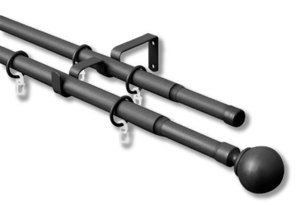 Карниз-телескоп двойной ARTTEX 15 551 раздвижной 120-210 см