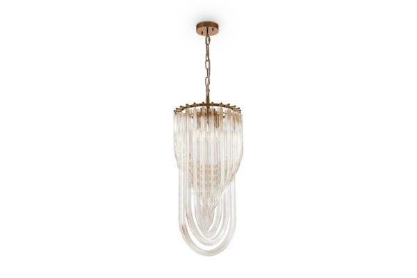 Светильник подвесной FREYA Modern Onda 15 кв.м., 30х36х30 см, E14