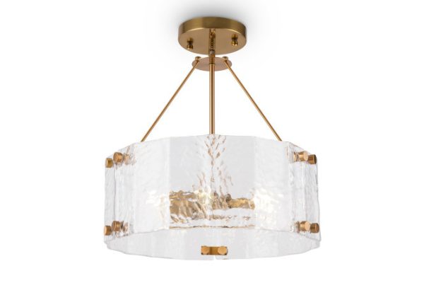 Светильник подвесной FREYA Modern Fresco 30 кв.м., 46х42х46 см, E14