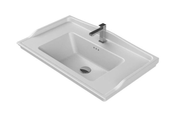Умывальник Kapadokya 80 036300-u-01 Подвесная, 80х25.1х45.1 см