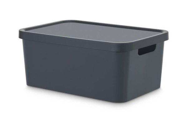 Контейнер с крышкой TRN-234 Anthr 17.8x11x25.8 см, 4.5 л