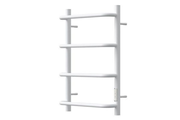 Полотенцесушитель электрический POINT Ника П4, белый PN08846W 43.2х60х13.6 см