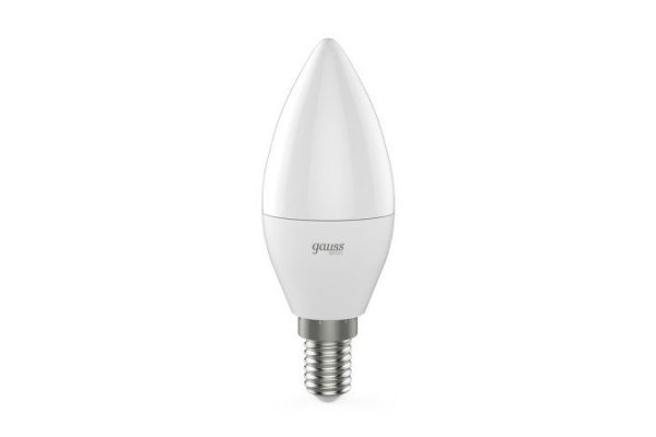 Лампа светодиодная Gauss Basic 7.5W, E14, Тёплый свет