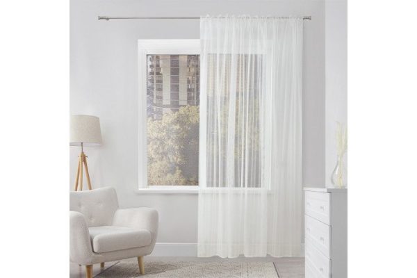 Тюль MICASA Lori 300х280 см, 1 шт., цвет экрю