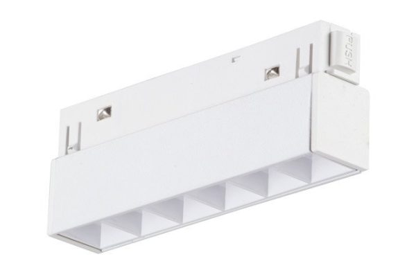 Светильник трековый магнитный LED VITALUCE VT0200003 2 м², 11.3x4x2.3 см, LED
