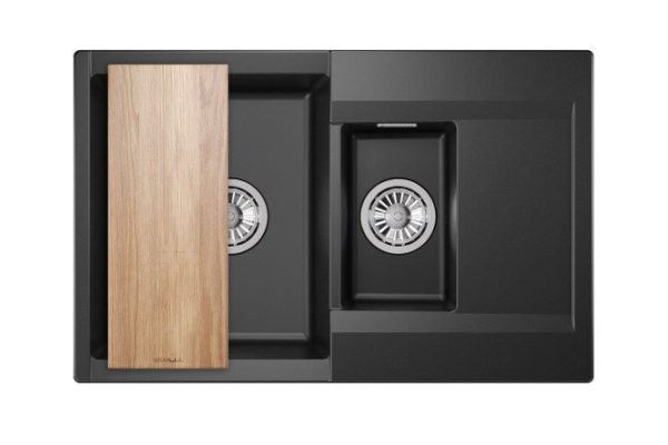 Мойка врезная GRANULA Estetica 7808 с крылом 78х50х22 см