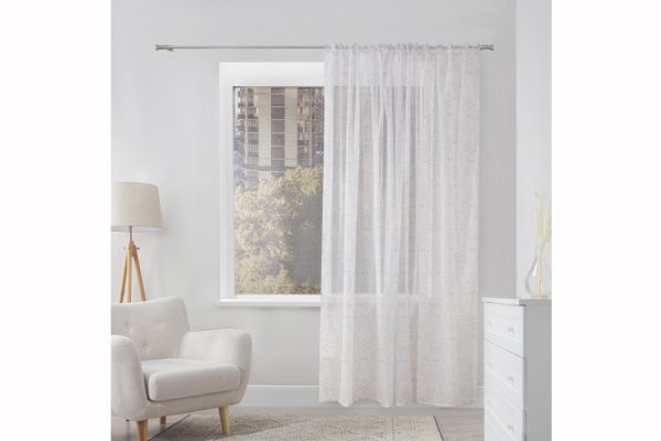 Тюль ESTUDI BLANCO Allegra 300х260 см, 1 шт., цвет белый, серый