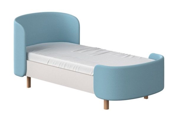 Кровать подростковая Kidi soft 80х180 см цвет белый, голубой