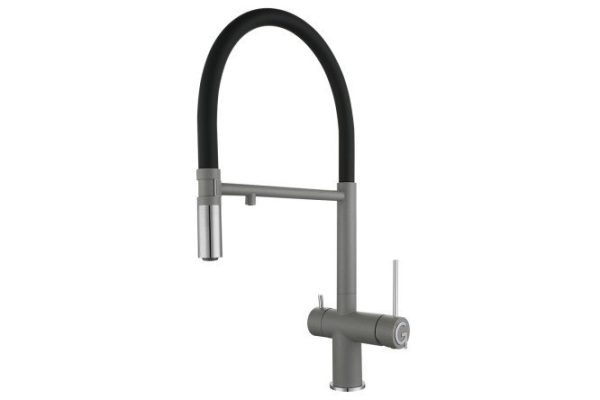 Смеситель для кухни RIVELATO Adria 1523517 grigio cromo