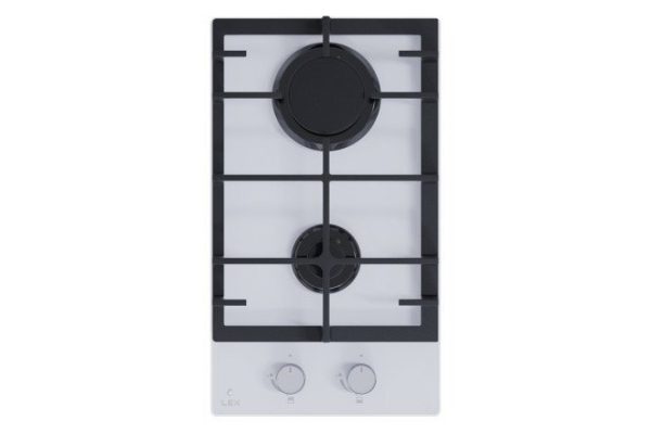 Газовая варочная панель GVG 325 WH, белый 30 см