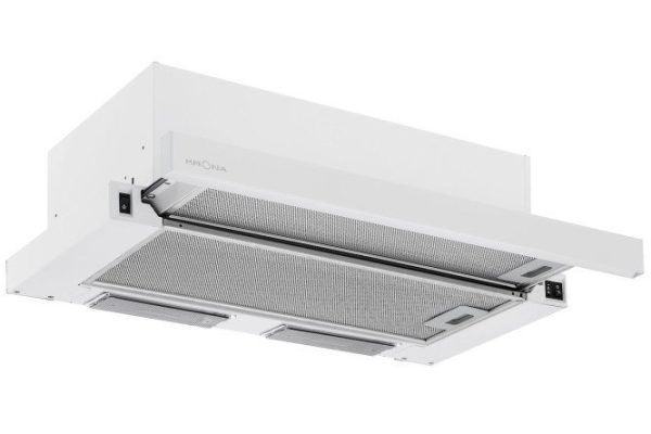Вытяжка KRONAsteel Vendy 600 White KRHD108 цвет белый, 60х17.6х30.4 см