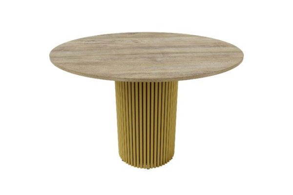 Стол Trubis Wood с трубчатым подстольем 110х75х110 см