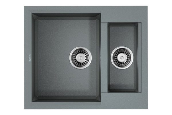Мойка врезная OMOIKIRI Sakaime 60-2-GR 4993554 60х50х21 см