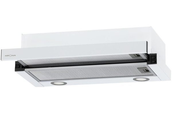 Вытяжка KRONAsteel Kamilla T 600 white цвет белый, 59.7х16.2х30 см