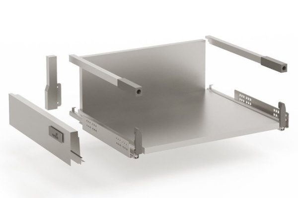 Выдвижной ящик высокий шкафа с push to open полного выдвижения Hettich InnoTech 41.8х14.4х47 см