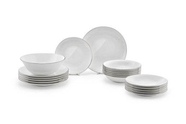 Обеденный сервиз Silver на 6 персон 19 предм., Фарфор