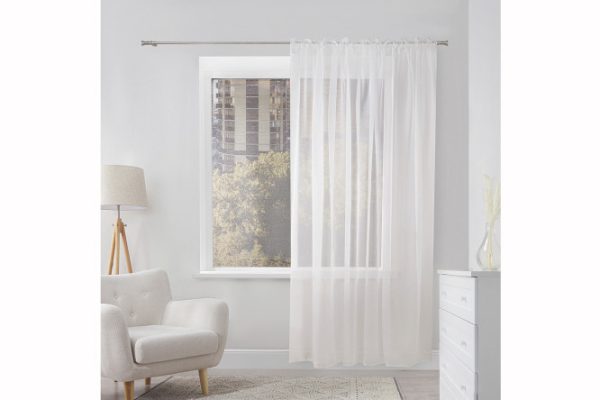 Тюль MICASA Camilla 300х260 см, 1 шт., цвет белый