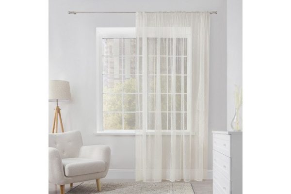 Тюль ESTUDI BLANCO Oriane 300х280 см, 1 шт., цвет белый, слоновая кость