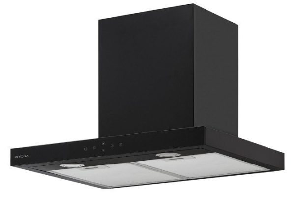 Вытяжка KRONAsteel Krhd235 ONYX 600 GLASS BLACK S ,чёрный, цвет чёрный, 60х44.7х48.5 см