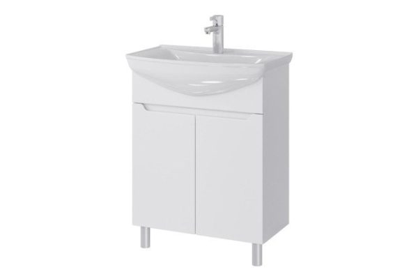 Тумба напольная Sanstar Bianca 238.1-1.5.1. 71.8 см, цвет каркаса белый, фасада белый