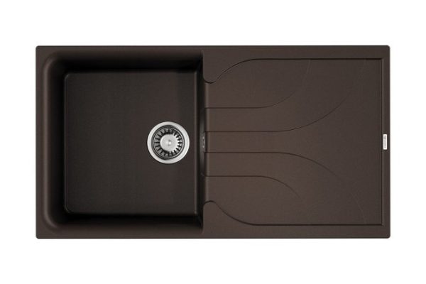 Мойка врезная с крылом OMOIKIRI Yasugata 100-DC 4993848 100х50х21 см