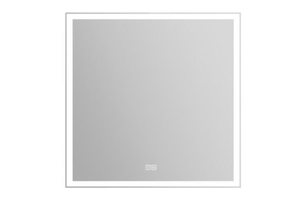 Зеркало с подсветкой SPC-GRT-800-800-LED-TCH-WARM с подогревом 80х80х3 см