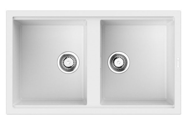 Мойка врезная OMOIKIRI Kitagawa 86-2-WH 4993806 86х51х20 см
