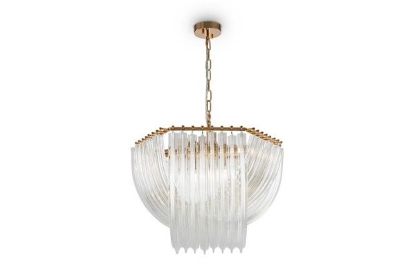 Светильник подвесной FREYA Modern Onda 30 кв.м., 50х41х50 см, E14