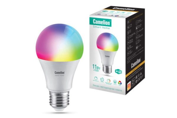 Лампа светодиодная CAMELION Smart home 11W, E27
