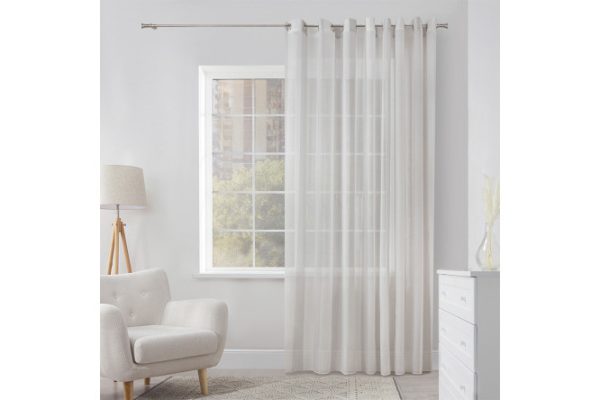 Тюль ESTUDI BLANCO Gisele 300х280 см, 1 шт., цвет серый