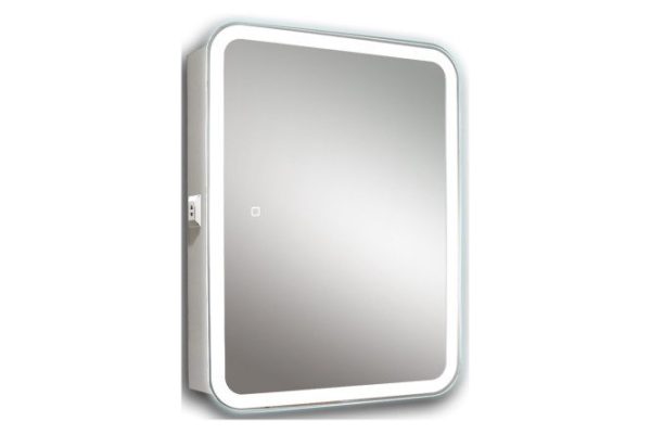 Зеркало-шкаф Фиджи Flip 60 LED-00002472 60х80х14 см, Универсальный