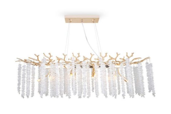 Светильник подвесной FREYA Crystal Mineral 34 кв.м., 100х165х40 см, G9