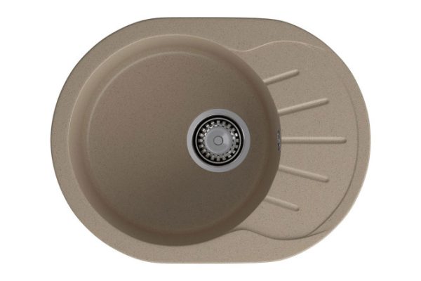 Мойка врезная с крылом GRANFEST Rondo GF-R-580L 57х44х20 см