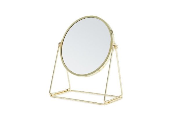 Зеркало косметическое BERKRAFT Deco Настольное, 20х23х10 см