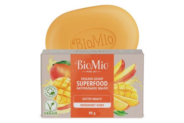 Натуральное мыло BioMio Bio-soap superfood с баттером