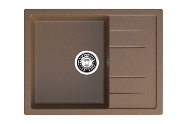 Мойка врезная с крылом GRANFEST Quadro GF-Q-650L 65х50х20 см