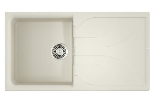 Мойка врезная с крылом OMOIKIRI Yasugata 100-WH 4993847, белый 100х50х21 см