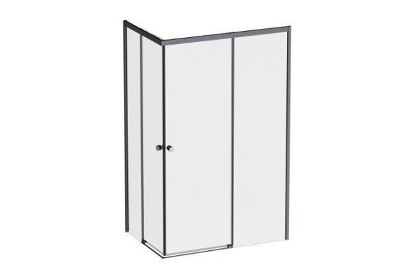 Душевое ограждение напольное AM.PM X-Joy Square Slide 120х80 см W94G-403-12080-BТ