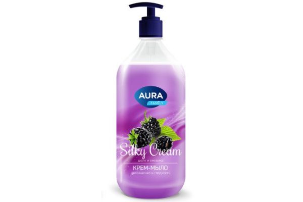 Крем-мыло Silky cream Шёлк и ежевика