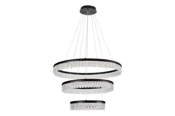 Люстра подвесная LED FAVOURITE Lunetta 45.7 кв.м., 80х13х80 см, LED