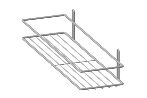 Полка прямая 1-ярусная П0001494 настенная 40x7.5x11 см
